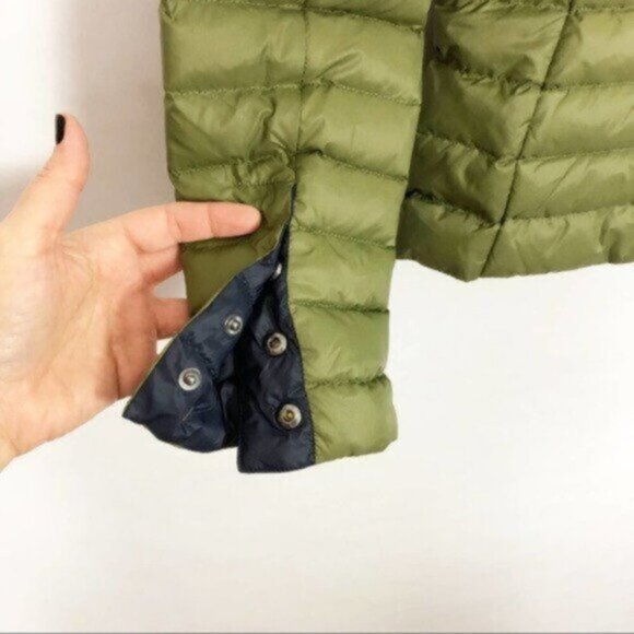 Witty Knitters | Green Long Sleeves Puffer Jacket Size Medium - Picture 8 of 8